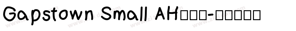 Gapstown Small AH生成器字体转换